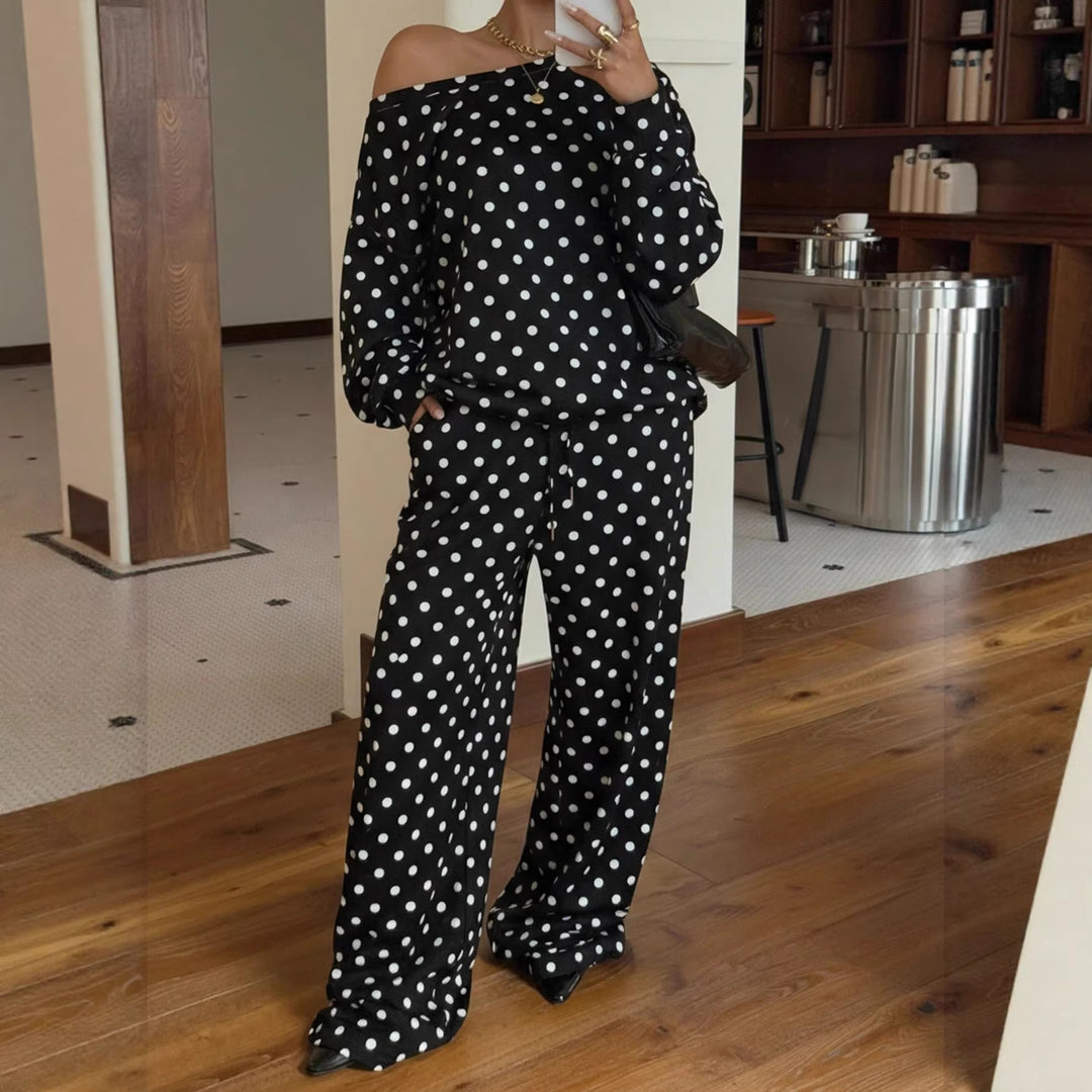 Polka Dot Lounge Set