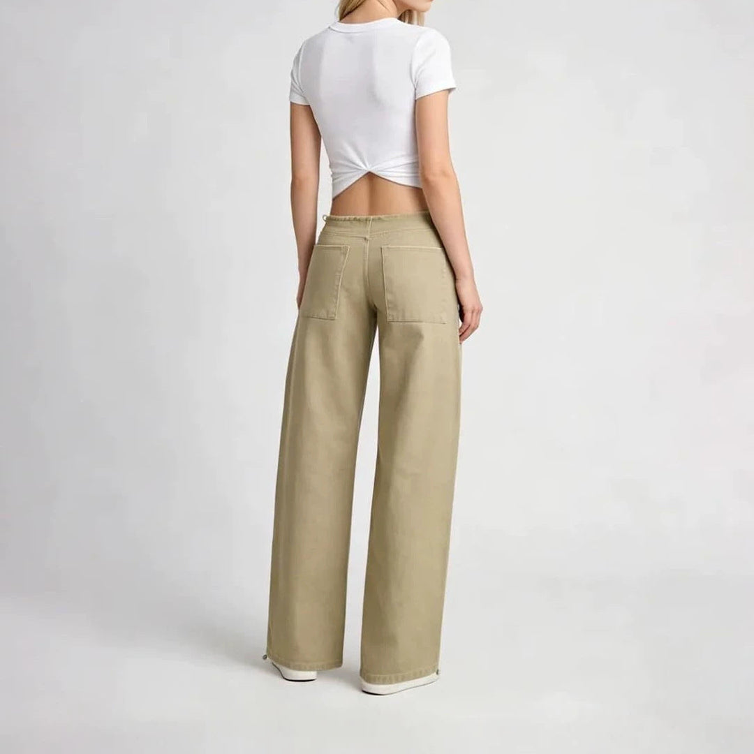 Women Summer Loose Wide‑Leg Long Pants