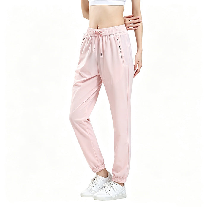 Ice-silk quick-dry joggers