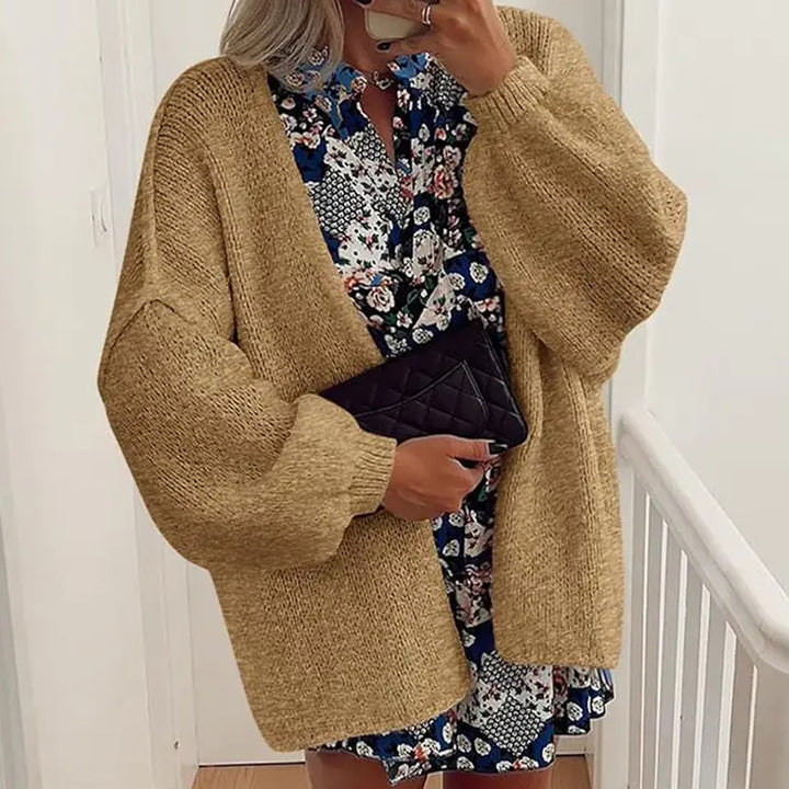 Casual Knit Cardigan – Loose Fit Commuter Sweater Outerwear