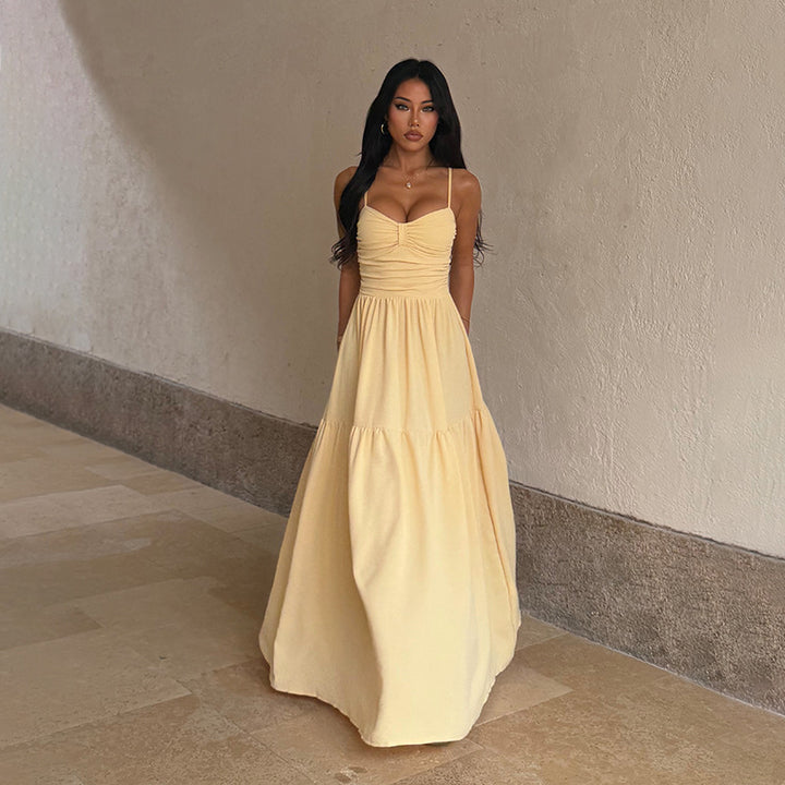 Waist-cinching sundress