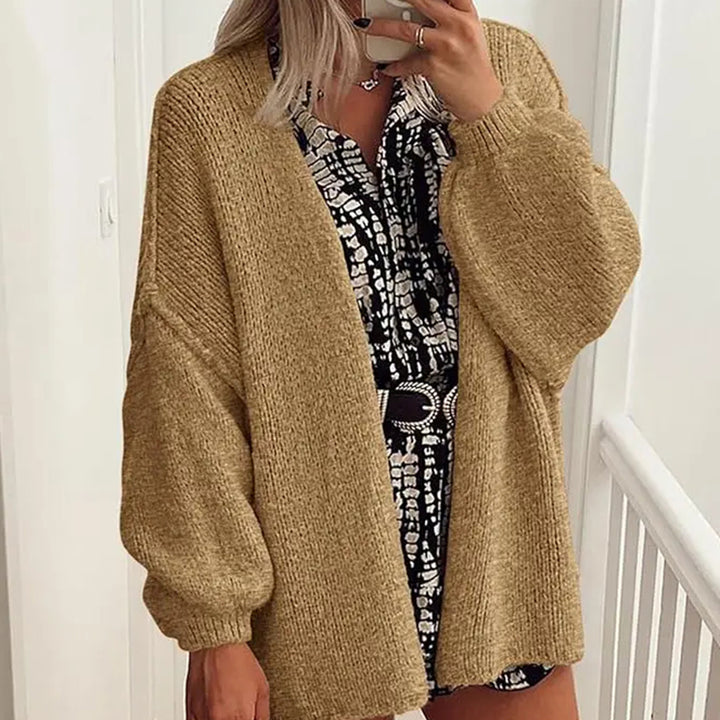 Casual Knit Cardigan – Loose Fit Commuter Sweater Outerwear
