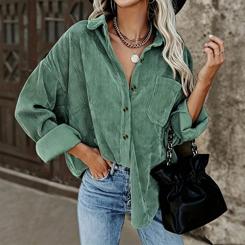 Corduroy Button-Down Shirt