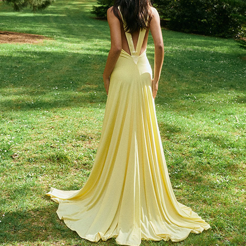 V-Neck Maxi Dress