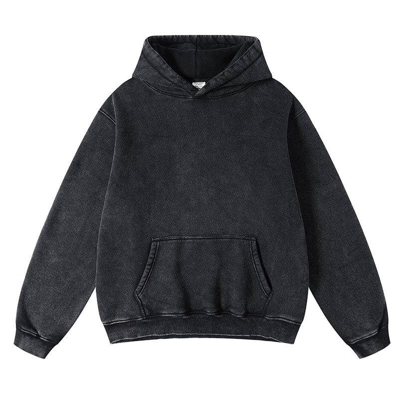 Plus-size hooded sweatshirt
