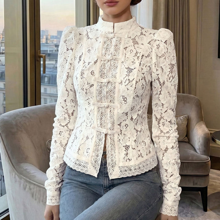 Hollow Lace Top