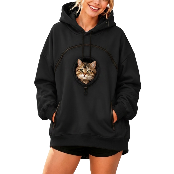 Multi Zip Pet Carrier Sweatshirt