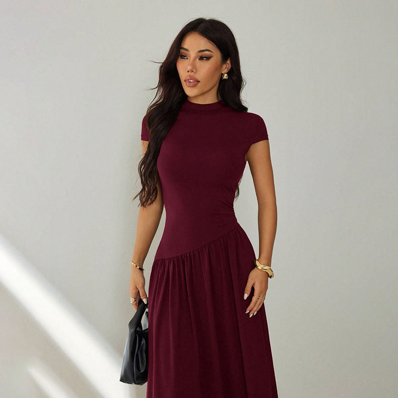 Slim-fit crew-neck dress