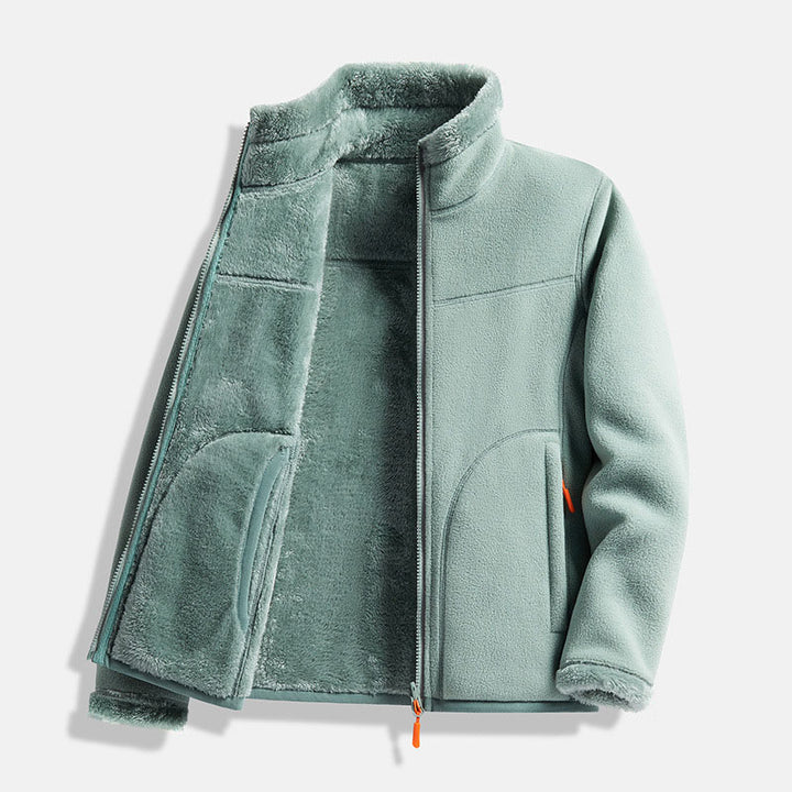 Double-Sided Fleece Coat
