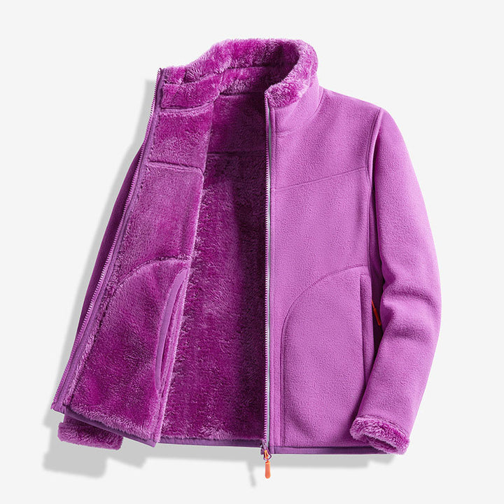 Double-Sided Fleece Coat