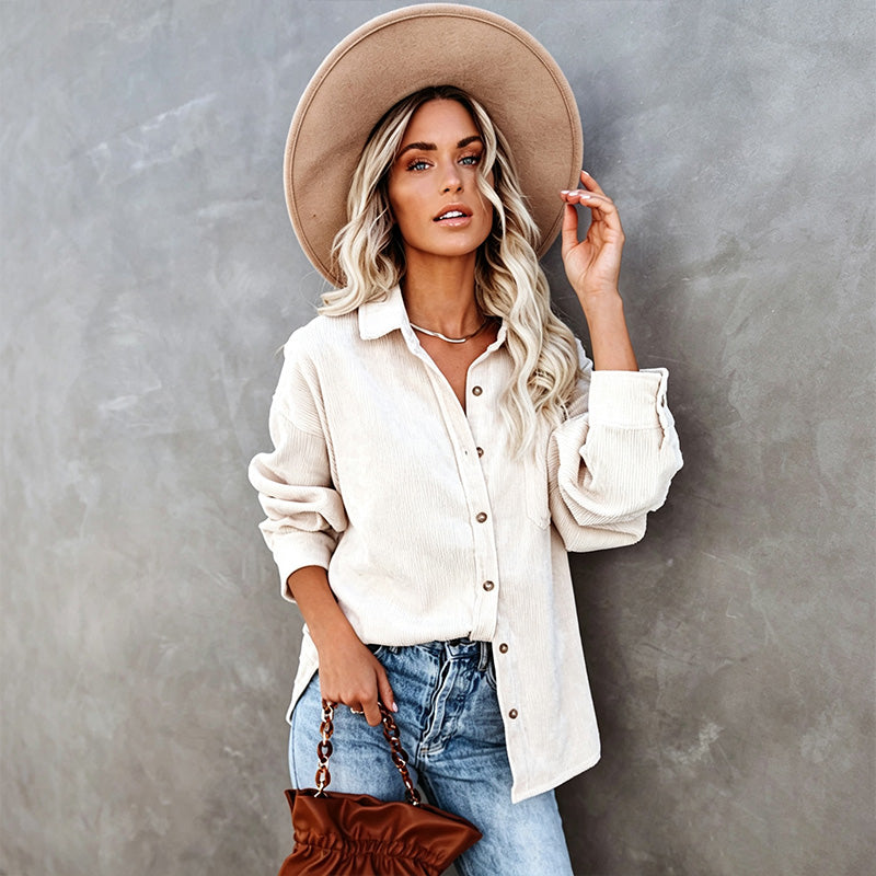 Corduroy Button-Down Shirt