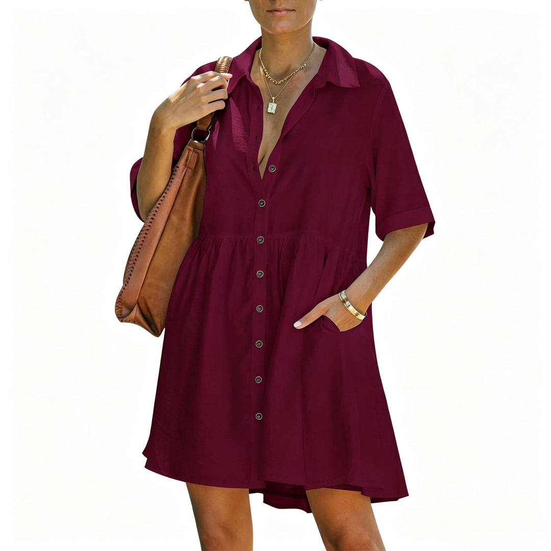 Button-Down Shirt Dress