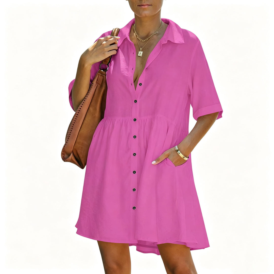 Button-Down Shirt Dress