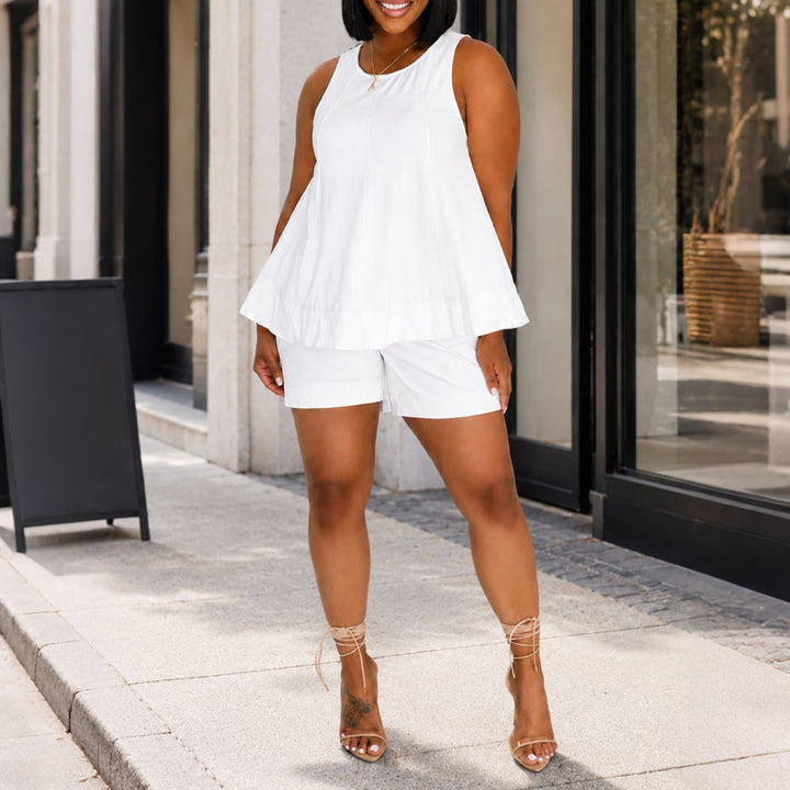 A-Line Vest Shorts Set