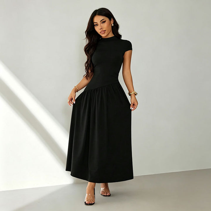 Slim-fit crew-neck dress