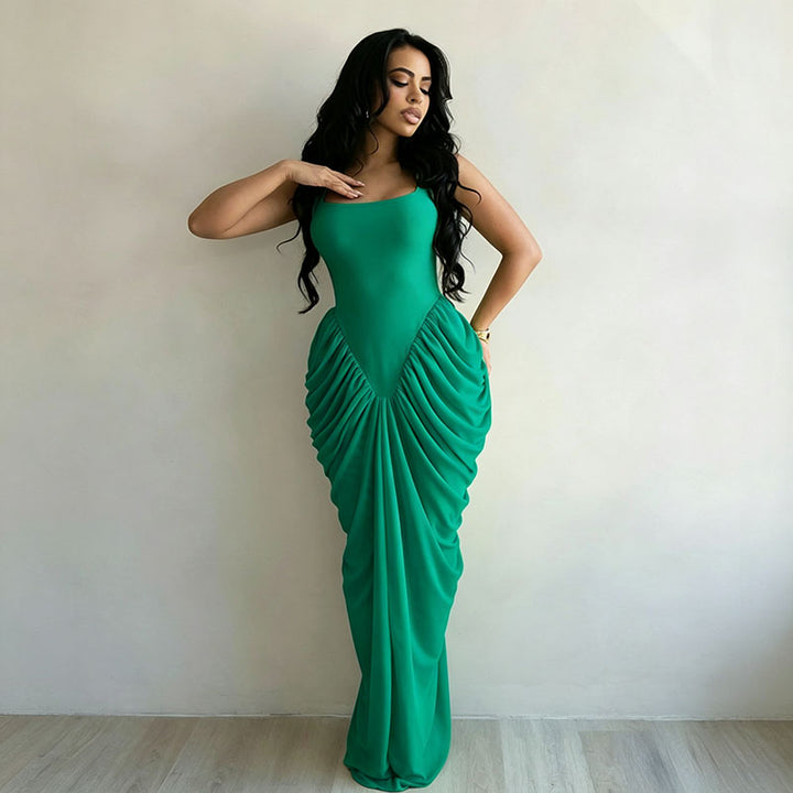 Form-fitting evening gown