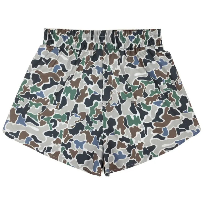 New ladies camouflage comfortable casual sports fashion high-waisted shorts