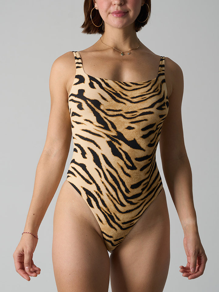 Bodysuits for Women Print Straped Bodycon Bodysuits