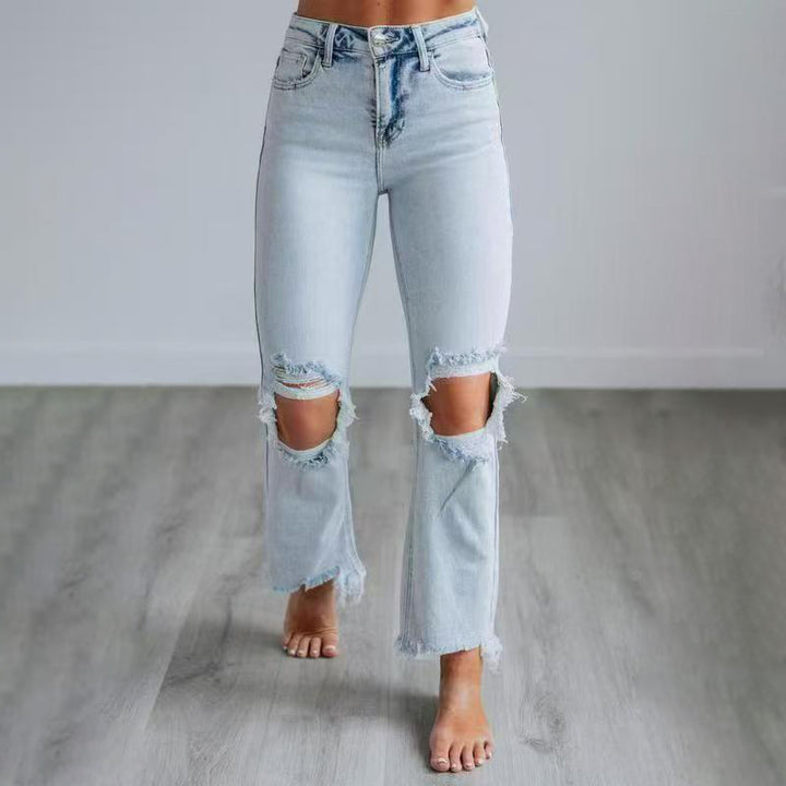 Women Ripped Skinny Jeans