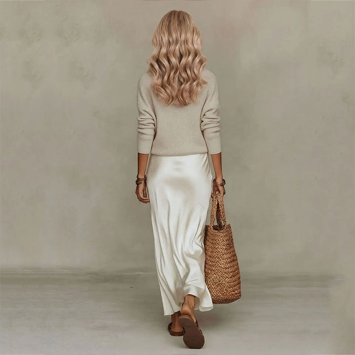 V-Neck Maxi Dress Set