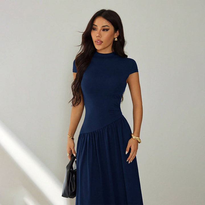 Slim-fit crew-neck dress