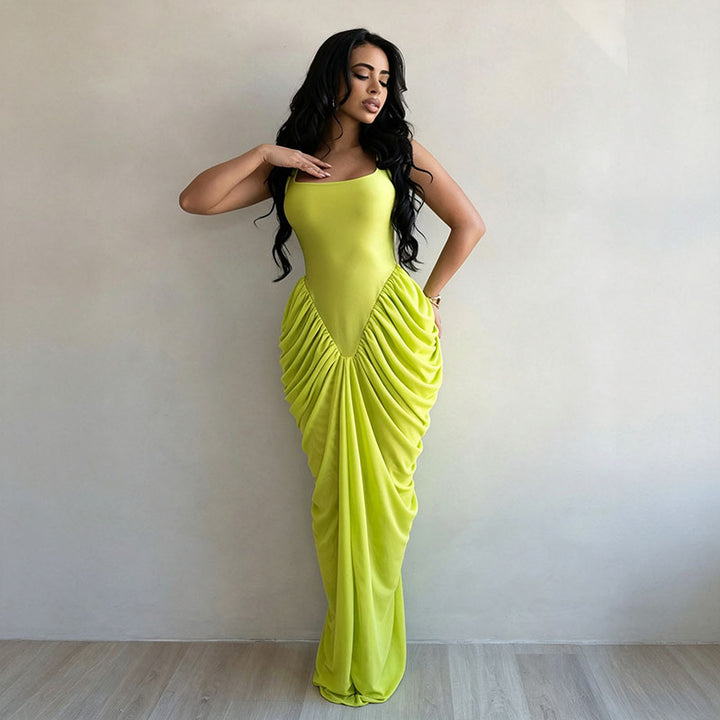 Form-fitting evening gown