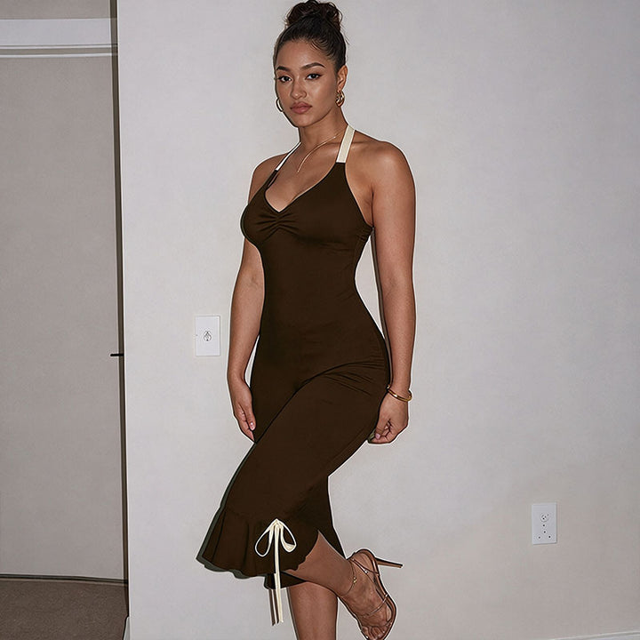 Halter Neck Jumpsuit