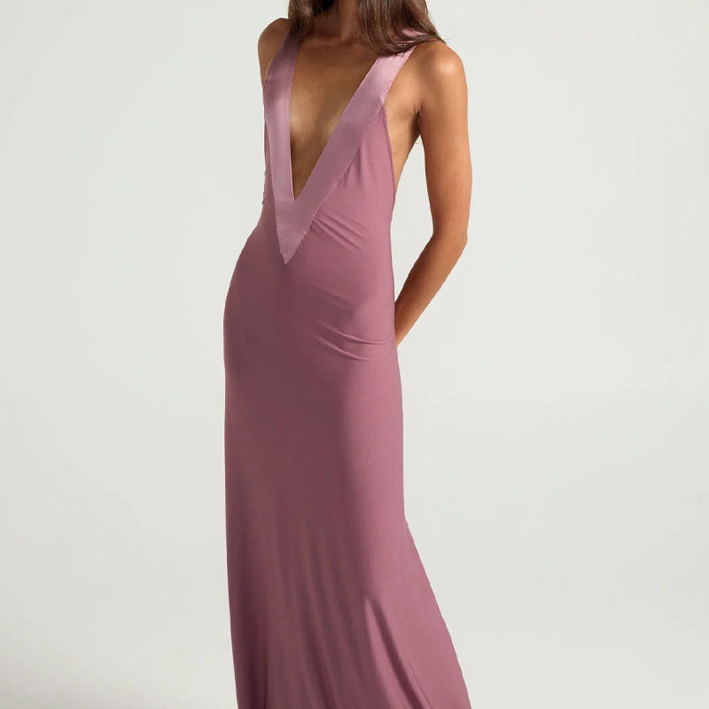 V-Neck Maxi Dress