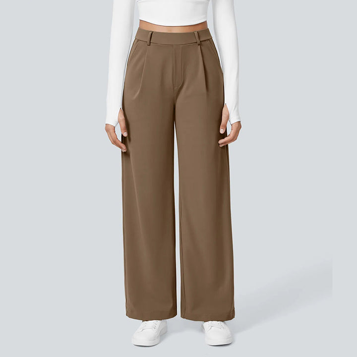 Office Daily Wide Leg Suit Trousers