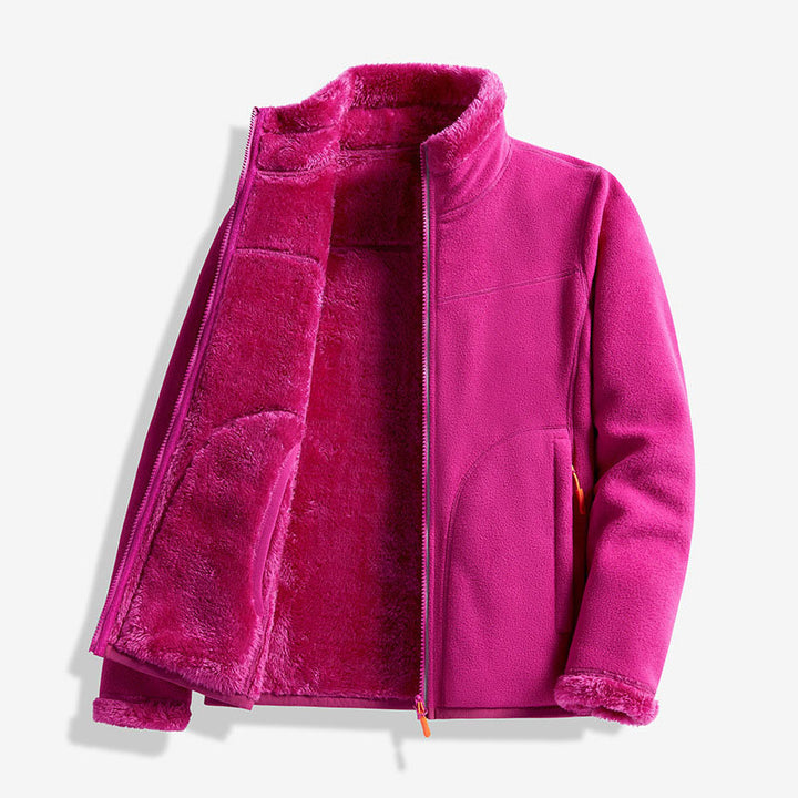 Double-Sided Fleece Coat
