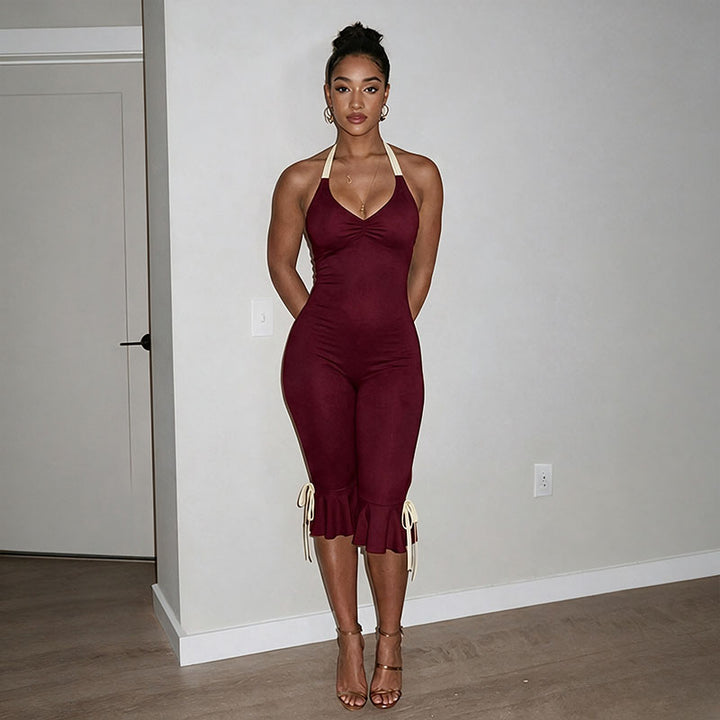 Halter Neck Jumpsuit
