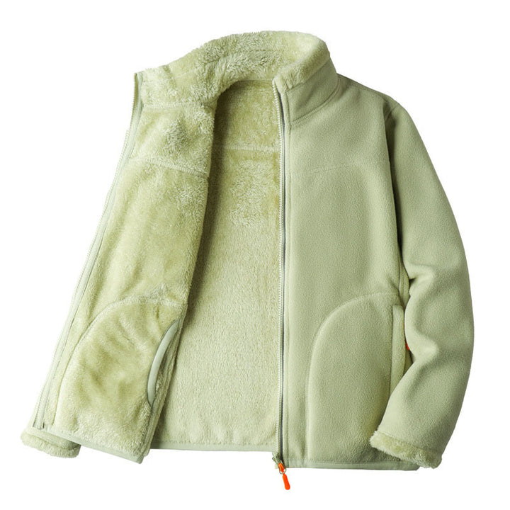 Double-Sided Fleece Coat