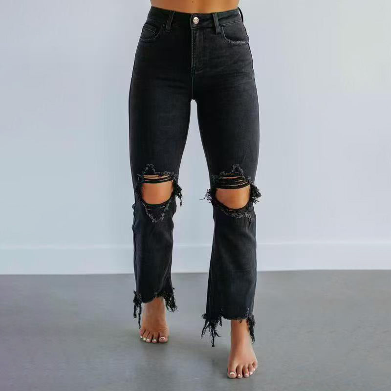 Women Ripped Skinny Jeans