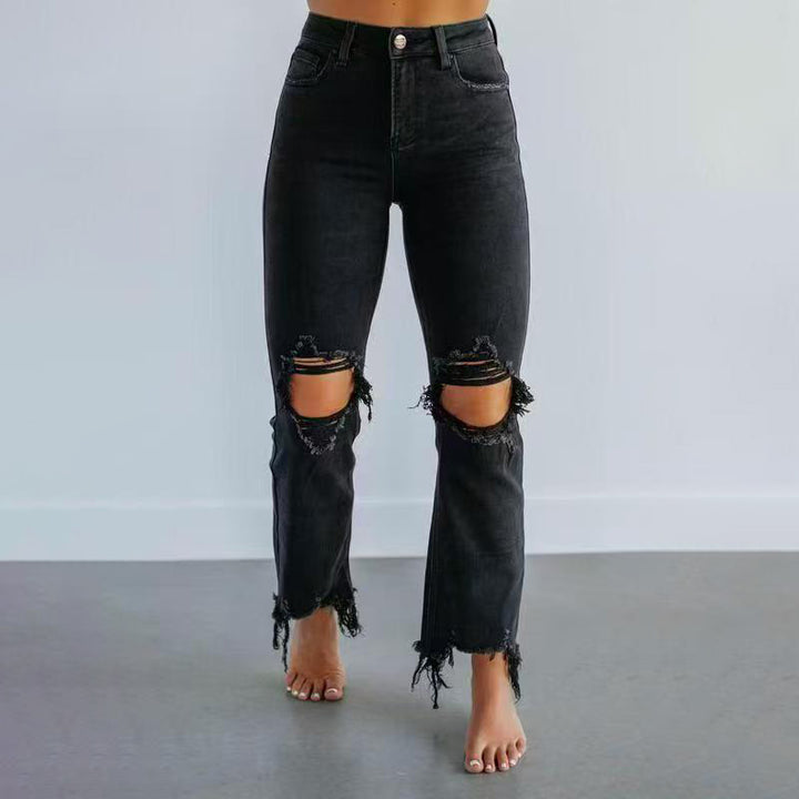 Women Ripped Skinny Jeans