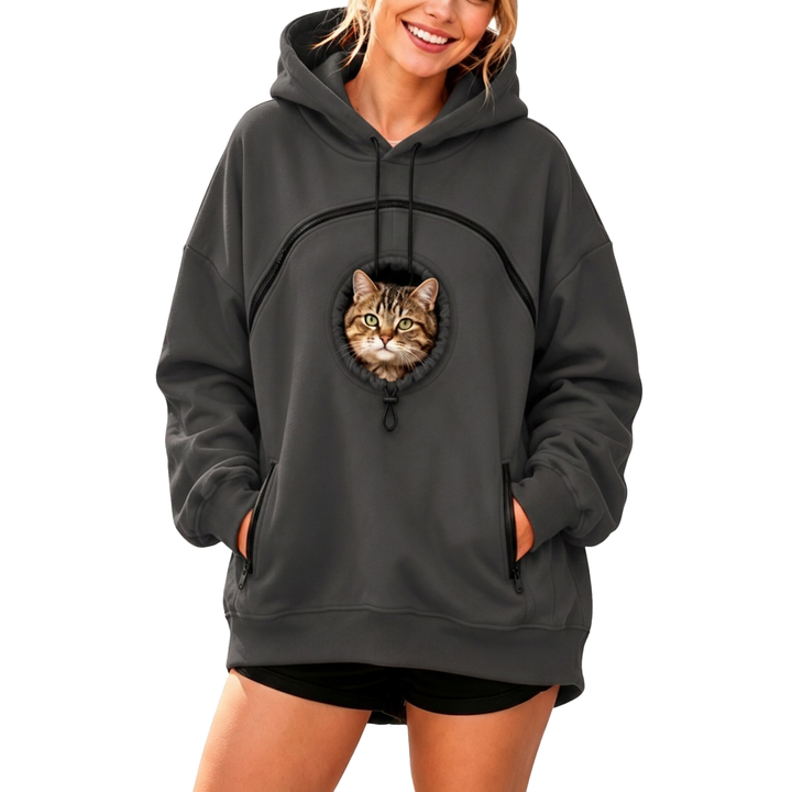 Multi Zip Pet Carrier Sweatshirt