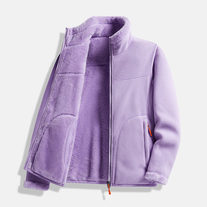 Double-Sided Fleece Coat