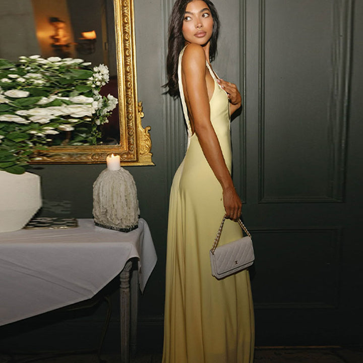 V-Neck Maxi Dress