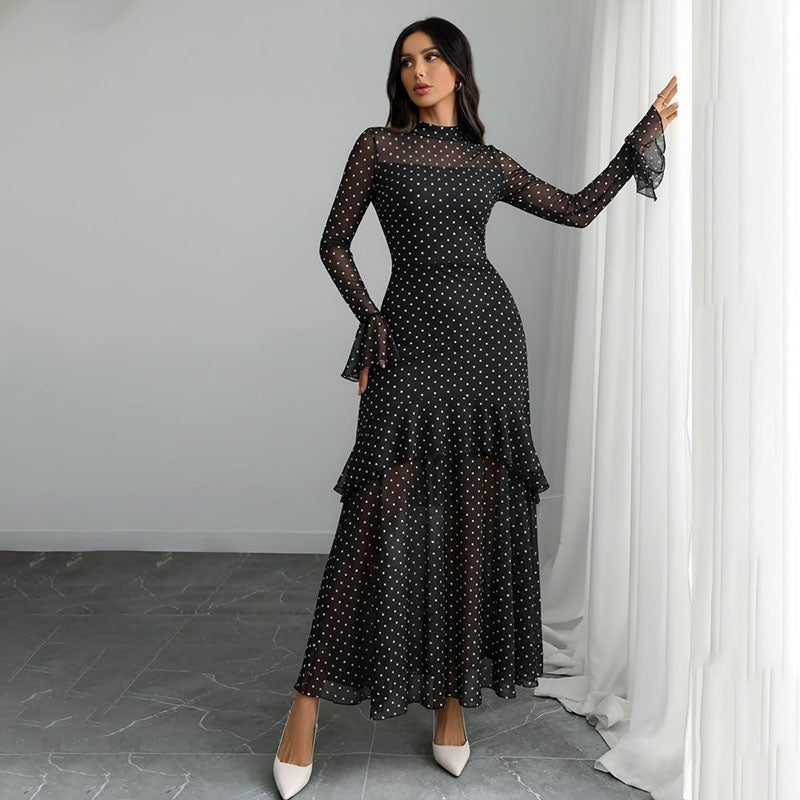 Floral Ruffle Sleeve Dress