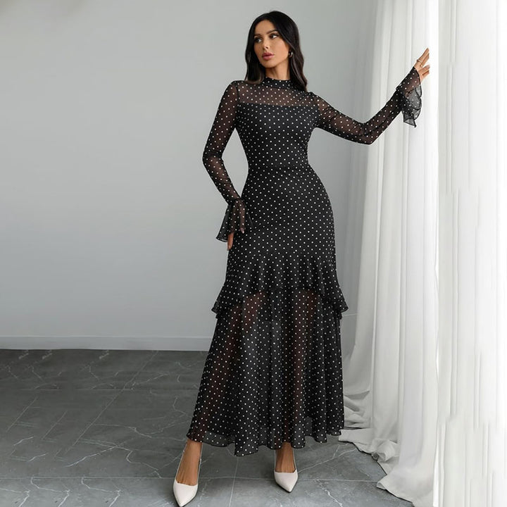 Floral Ruffle Sleeve Dress