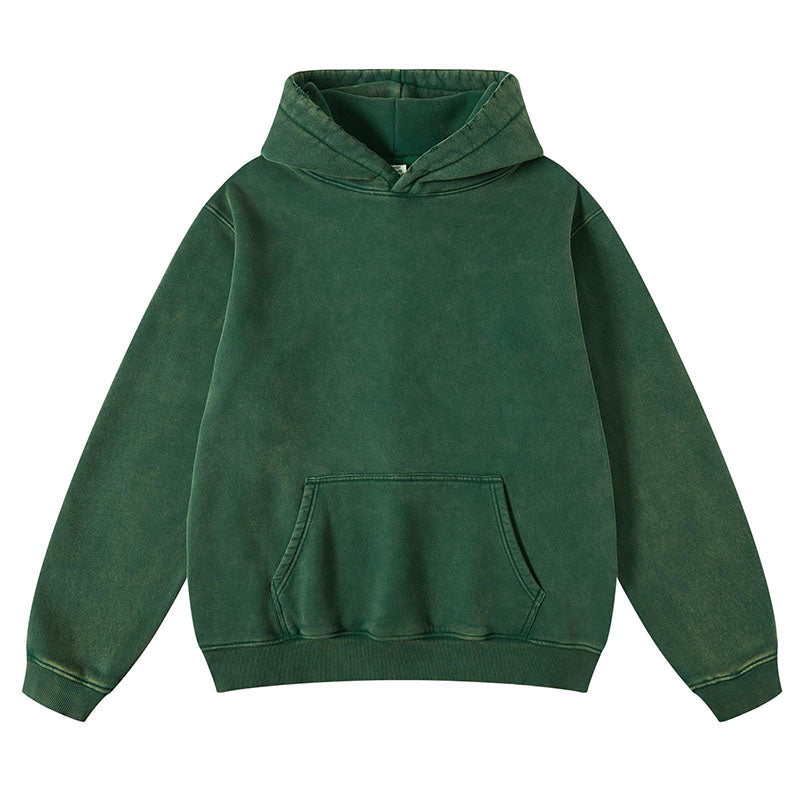 Plus-size hooded sweatshirt