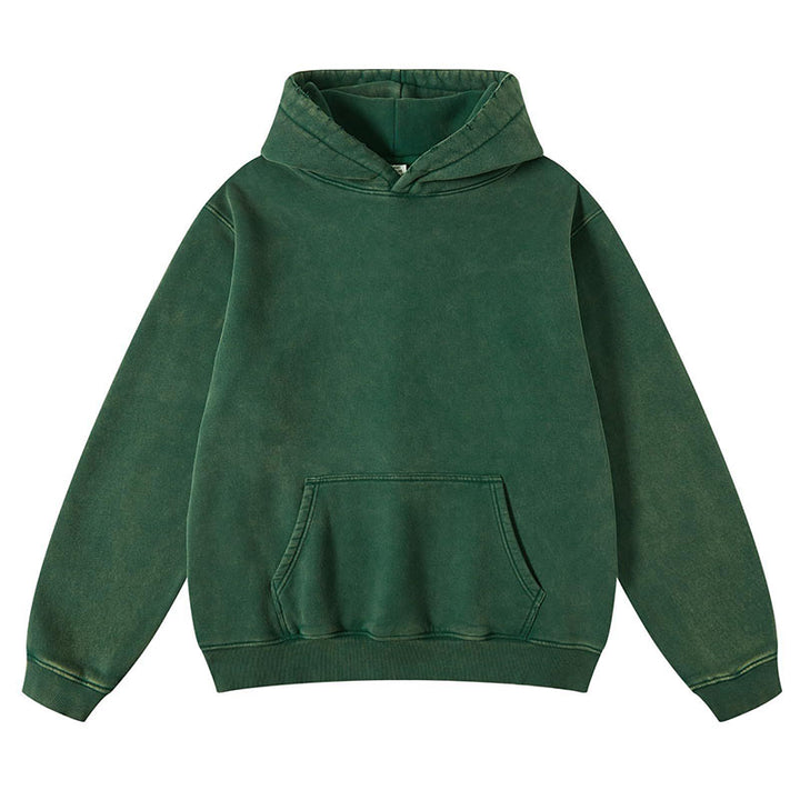 Plus-size hooded sweatshirt