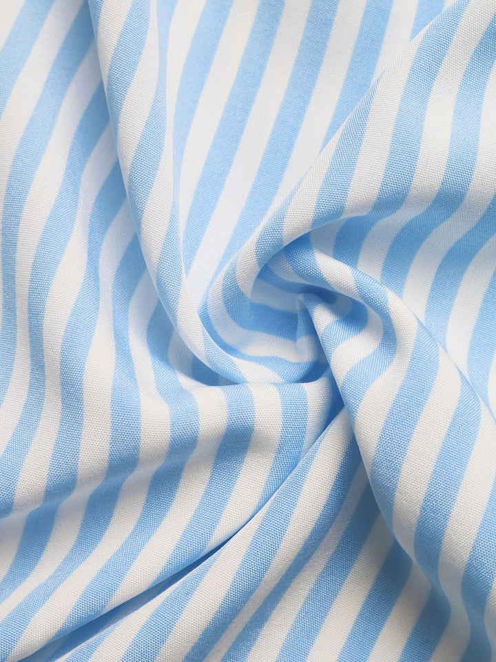 Women Striped Halter Maxi Dress Backless Smocked Beach Vacation Boho Dress