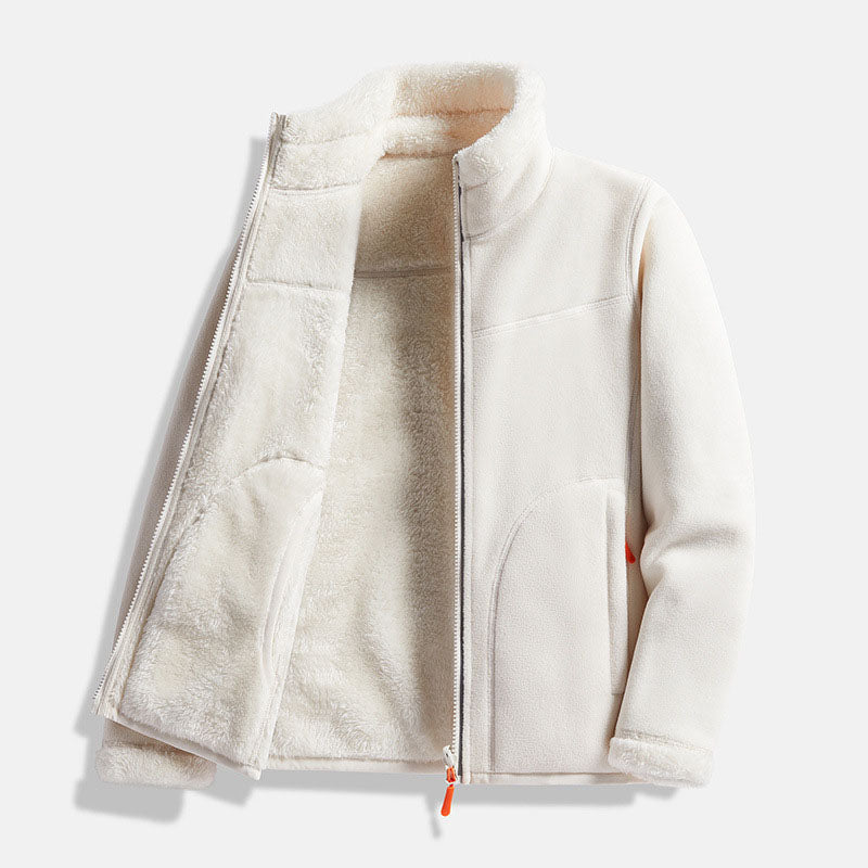 Double-Sided Fleece Coat