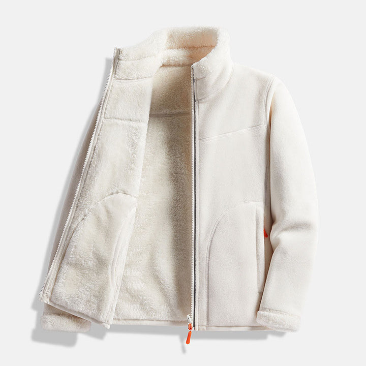 Double-Sided Fleece Coat