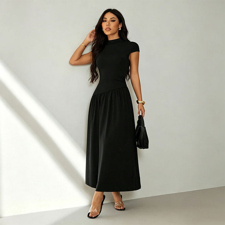 Slim-fit crew-neck dress