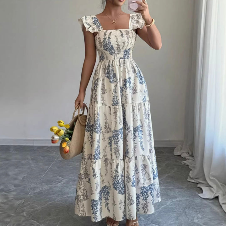 French Square Neck Dress