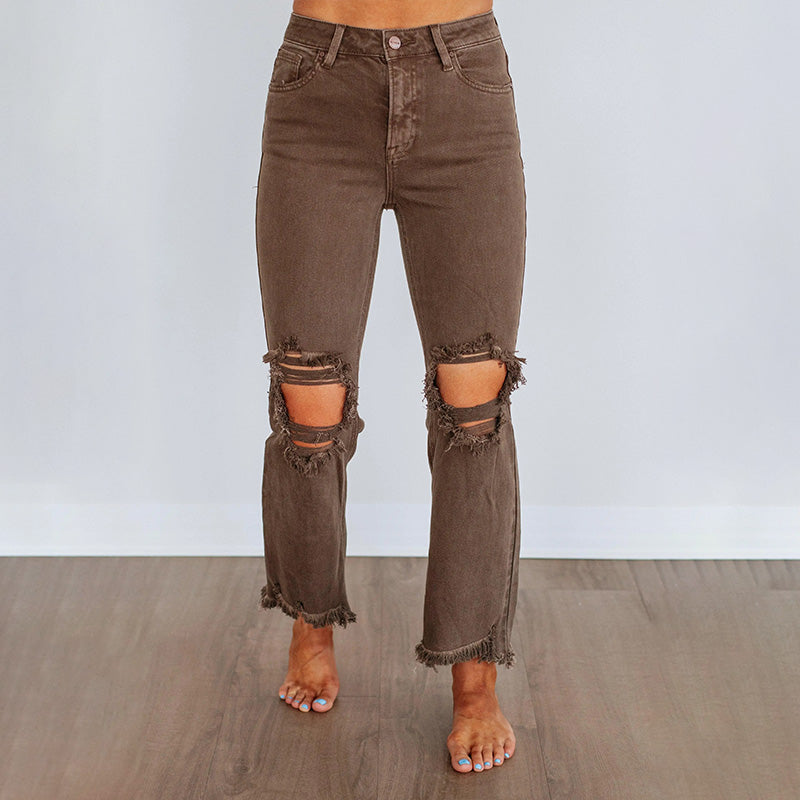 Women Ripped Skinny Jeans