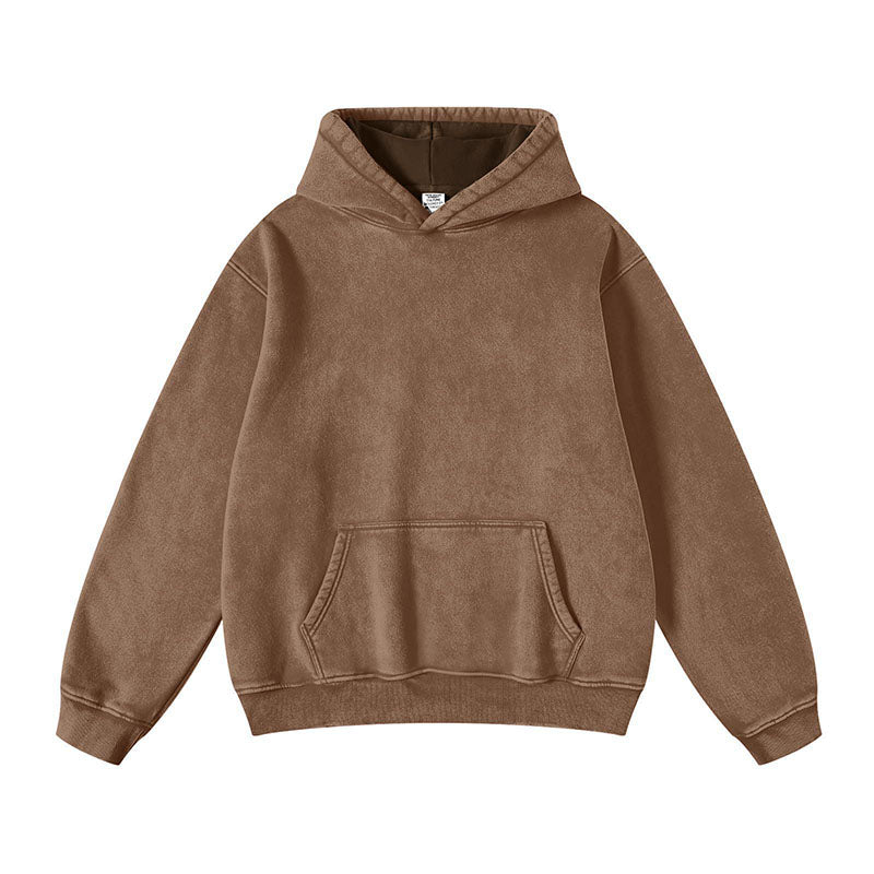 Plus-size hooded sweatshirt