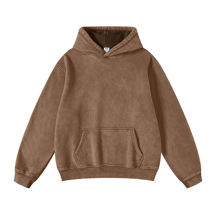 Plus-size hooded sweatshirt