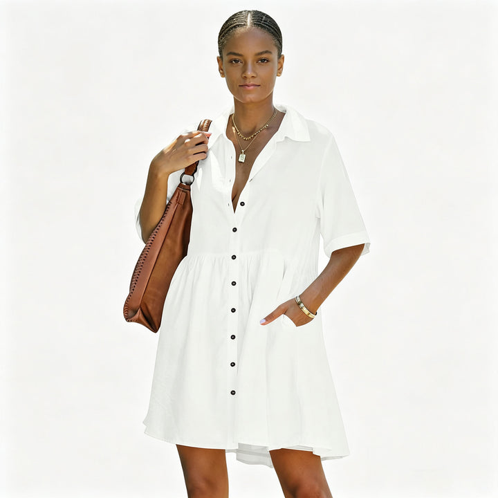 Button-Down Shirt Dress